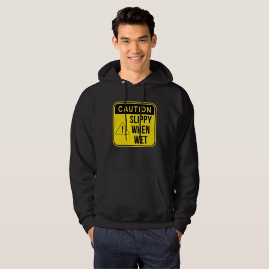 Caution Construction Danger Careful Meme  Sarcasti Hoodie (Voorkant volledig)