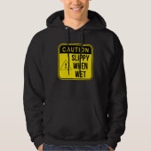Caution Construction Danger Careful Meme  Sarcasti Hoodie (Voorkant)