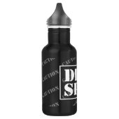 CAUTION DIP SPIT - misschien niet roestvrij Stee Waterfles (Links)
