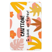 Caution Flexible Photo Magnet Magneet (Verticaal)