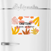 Caution Flexible Photo Magnet Magneet