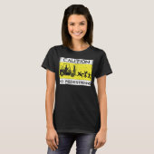 Caution Forklift Driver Truck Operator Forklift T-shirt (Voorkant volledig)
