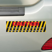 CAUTION Geocacher Bumpersticker (Op auto)