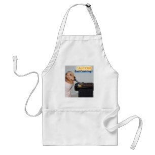 Caution Golden Retriever Dad Koking Standaard Schort