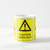 Caution - Hot Coffee Mug Koffiemok (Center)