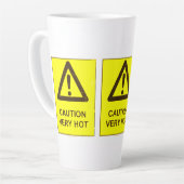 Caution - Hot Latte Mug Latte Mok (Linkerhoek)