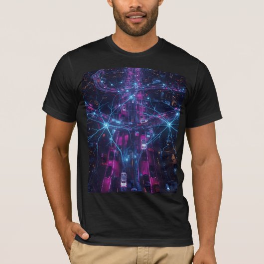 Caution: Neural Traffic Jam Ahead – Funny Neuro T-shirt (Voorkant)