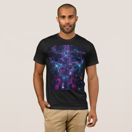 Caution: Neural Traffic Jam Ahead – Funny Neuro T-shirt (Voorkant volledig)