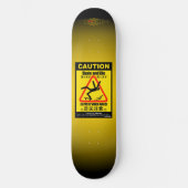 Caution Persoonlijk Skateboard (Voorkant)