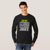 Caution Rollerkuster Junkie T-shirt (Voorkant volledig)