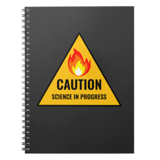Caution Science in Progress Notitieboek