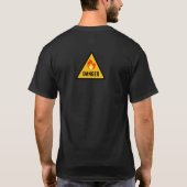 Caution Science in Progress T-shirt (Achterkant)