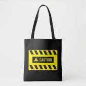 Caution Sign Tote Bag (Voorkant)