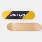 Caution Skateboard (Horizontaal)