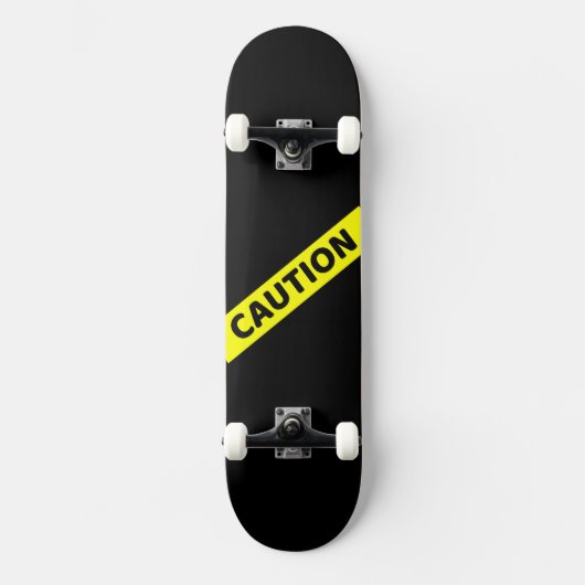 Caution Skateboard (Voorkant)