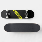 Caution Skateboard (Horizontaal)