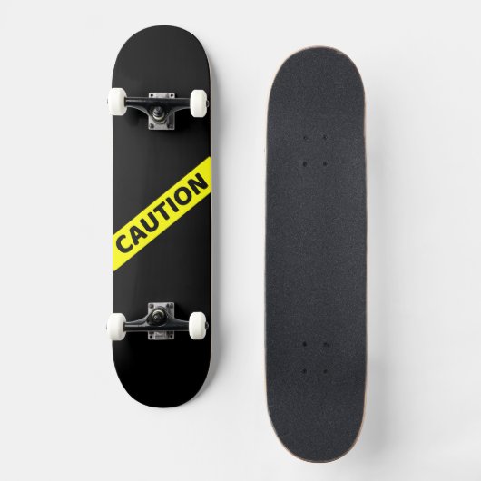 Caution Skateboard (Voorkant)