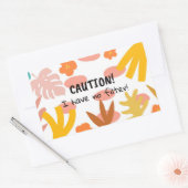 Caution... Sticker (Envelop)