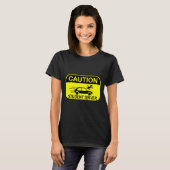 Caution Student Driver Funny  T-shirt (Voorkant volledig)