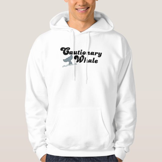 Cautionary Whale Hoodie (Voorkant)