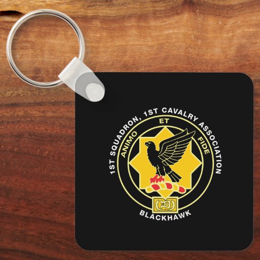 Cav Association Classic Zwart Sleutelhanger (Voorkant)