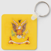 Cav Association Classic Zwart Sleutelhanger (Achterkant)