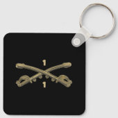 Cav Association Sleutelhanger - Cav Gold (Achterkant)