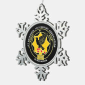Cav Association sneeuwvlok Ornament (Rechts)