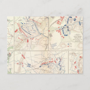 Cav Brigade, Cedar Mtn, Manassas, Bull Run Briefkaart