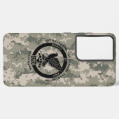 Cav Camo Samsung S21 Ultra Telefoon Case Samsung Galaxy Hoesje (Linkerkant)