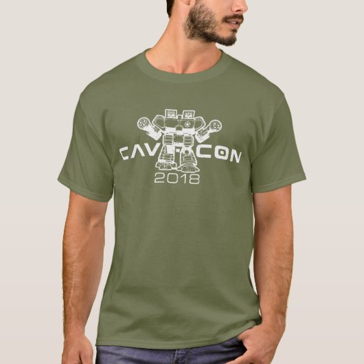 CAV-CON 2018 (VERWIJDERDE LOGO) T-SHIRT (Voorkant)