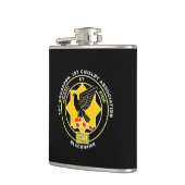Cav Flask Klassiek Zwart Heupfles (Links)