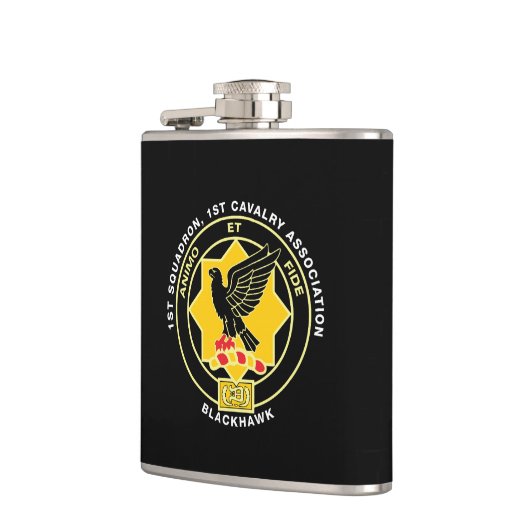 Cav Flask Klassiek Zwart Heupfles (Links)