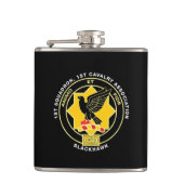 Cav Flask Klassiek Zwart Heupfles (Voorkant)