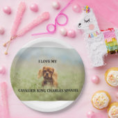 cav ruby liefde pic papieren bordje (Feest)