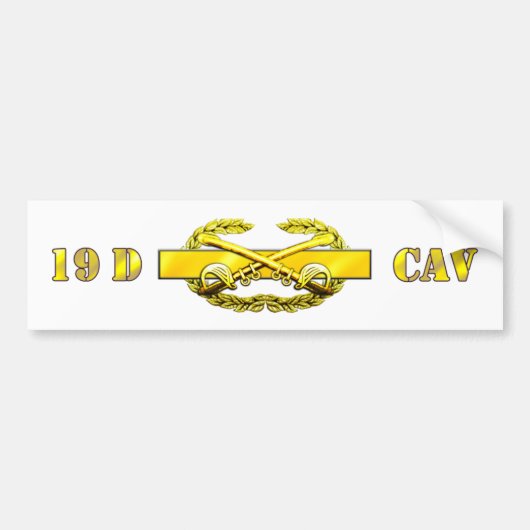 CAV SCT 19D BUMPERSTICKER (Voorkant)