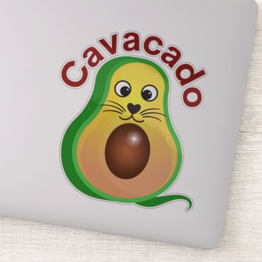 Cavacado.. Ontdek de vele vormen van de kat Sticker (Detail)
