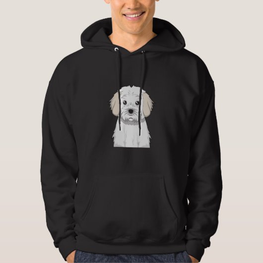 Cavachon-Cartoon Hoodie (Voorkant)