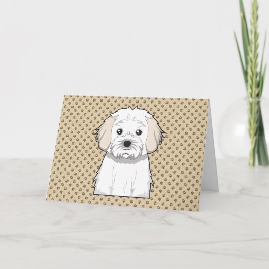 Cavachon-Cartoon Kaart (Voorkant)