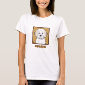 Cavachon-Cartoon T-shirt (Voorkant)
