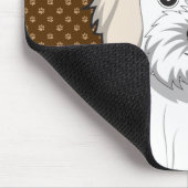 Cavachon Dog Cartoon Paws Muismat (Hoek)