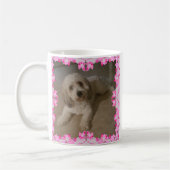 Cavachon Foto Mok, Gepersonaliseerd Dog Foto Koffiemok (Links)