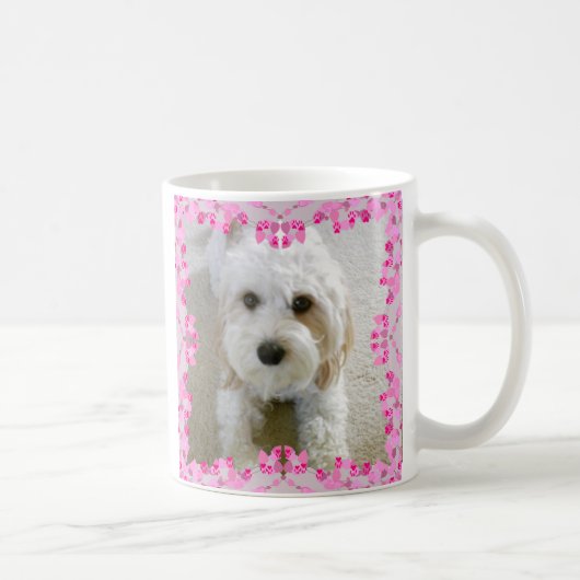 Cavachon Foto Mok, Gepersonaliseerd Dog Foto Koffiemok (Rechts)