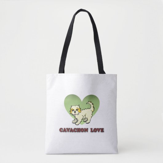 Cavachon Herbruikbare Canvas tas (Voorkant)