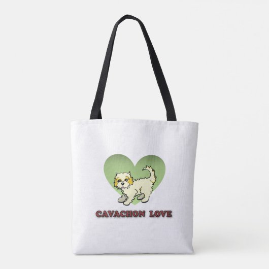 Cavachon Herbruikbare Canvas tas (Achterkant)