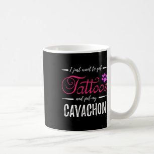 Cavachon Hondenliefhebber Tattoo Funny Dog Mom Gif Koffiemok