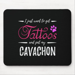 Cavachon Hondenliefhebber Tattoo Funny Dog Mom Gif Muismat