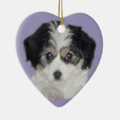Cavachon Love Ceramic Ornament (Rechts)
