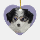 Cavachon Love Ceramic Ornament (Voorkant)