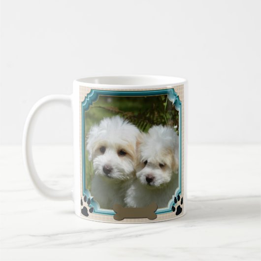 Cavachon-Mok, Gepersonaliseerd Dog-foto Koffiemok (Links)
